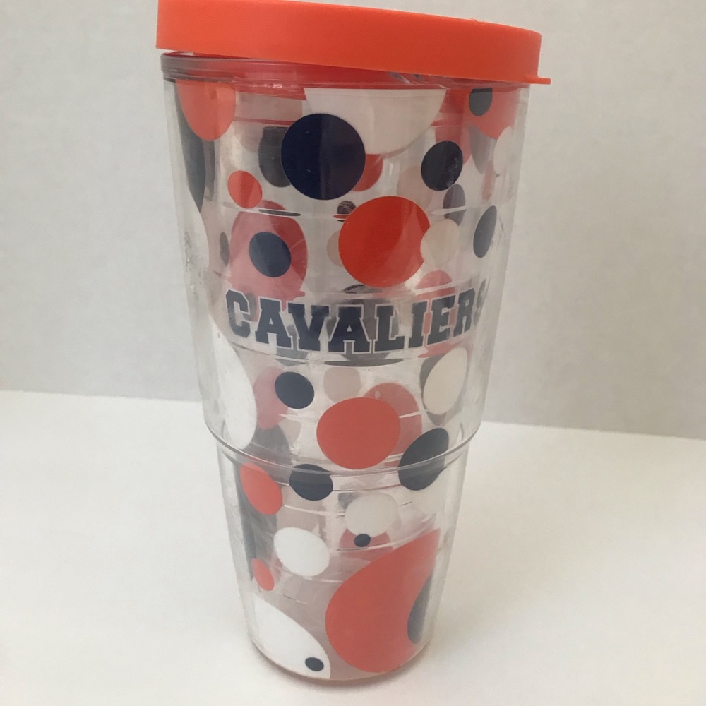 TERVIS UVA Cavaliers 24oz Orange/Blue tumbler